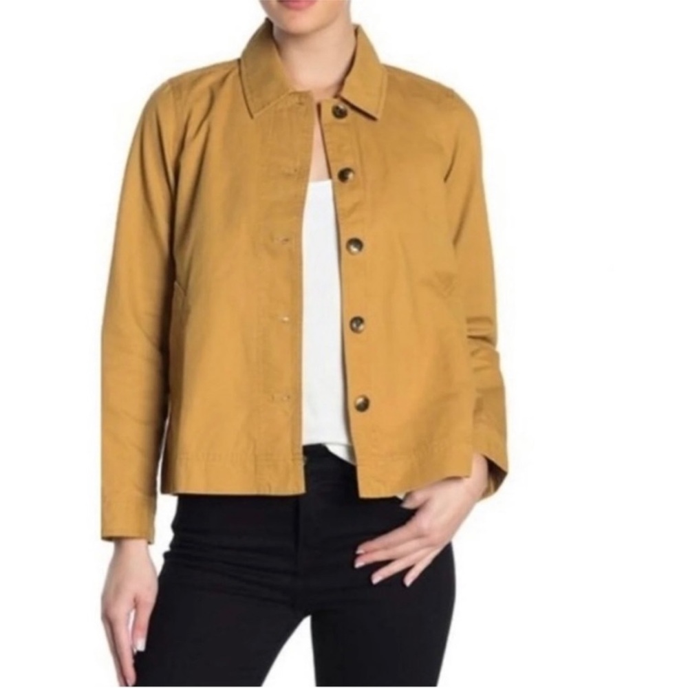 Madewell Cropped Northwood Utility Jacket : Sahara Sand